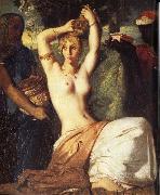 Theodore Chasseriau Esther Preparing to Appear before Ahasuerus oil painting artist